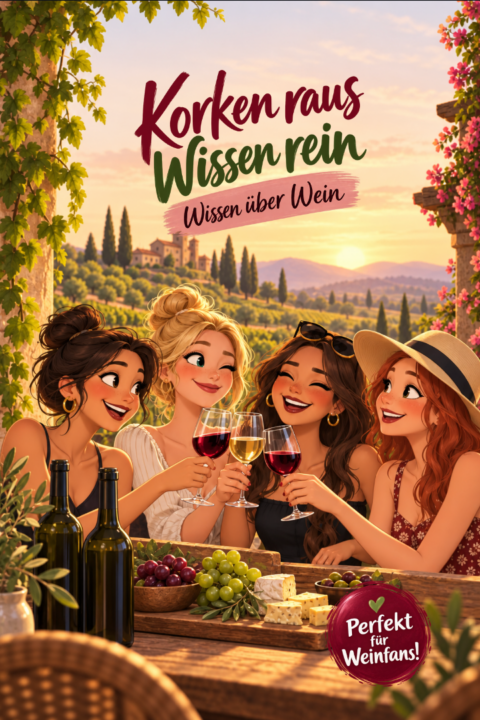Cover: Korken raus - Wissen rein - Wissen über Wein